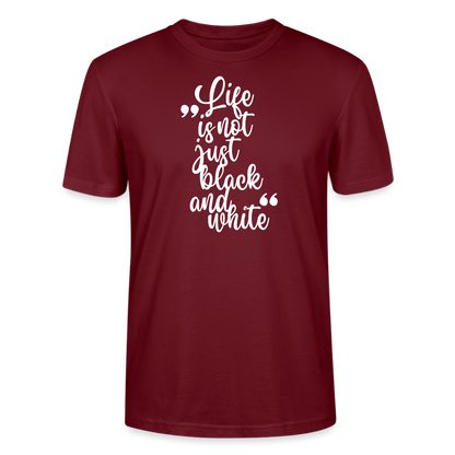 Life is not just black and white Unisex T-Shirt Premium White Edition - LiNBW.