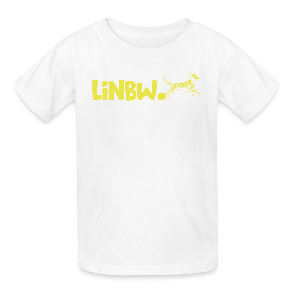 LiNBW. Crew T-Shirt Yellow Edition Life is not just black and white - Weiß