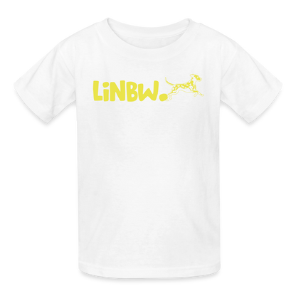 LiNBW. Crew T-Shirt Yellow Edition Life is not just black and white - Weiß