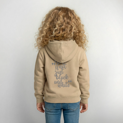 LiNBW. Crew Hoodie Life is not just black and white Edition Grey - LiNBW.