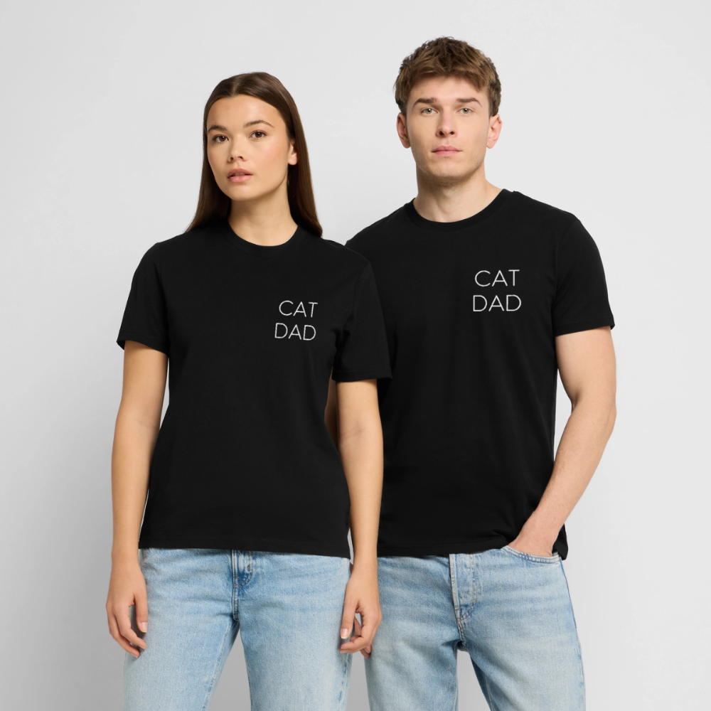 Pedro's Unisex T-Shirt Premium CAT DAD White Edition Stolzes Personal einer Katze - LiNBW.