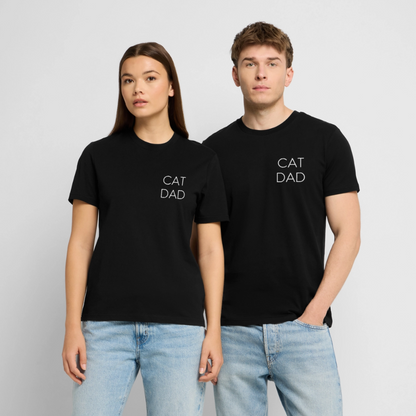 Pedro's Unisex T-Shirt Premium CAT DAD White Edition Stolzes Personal einer Katze - LiNBW.