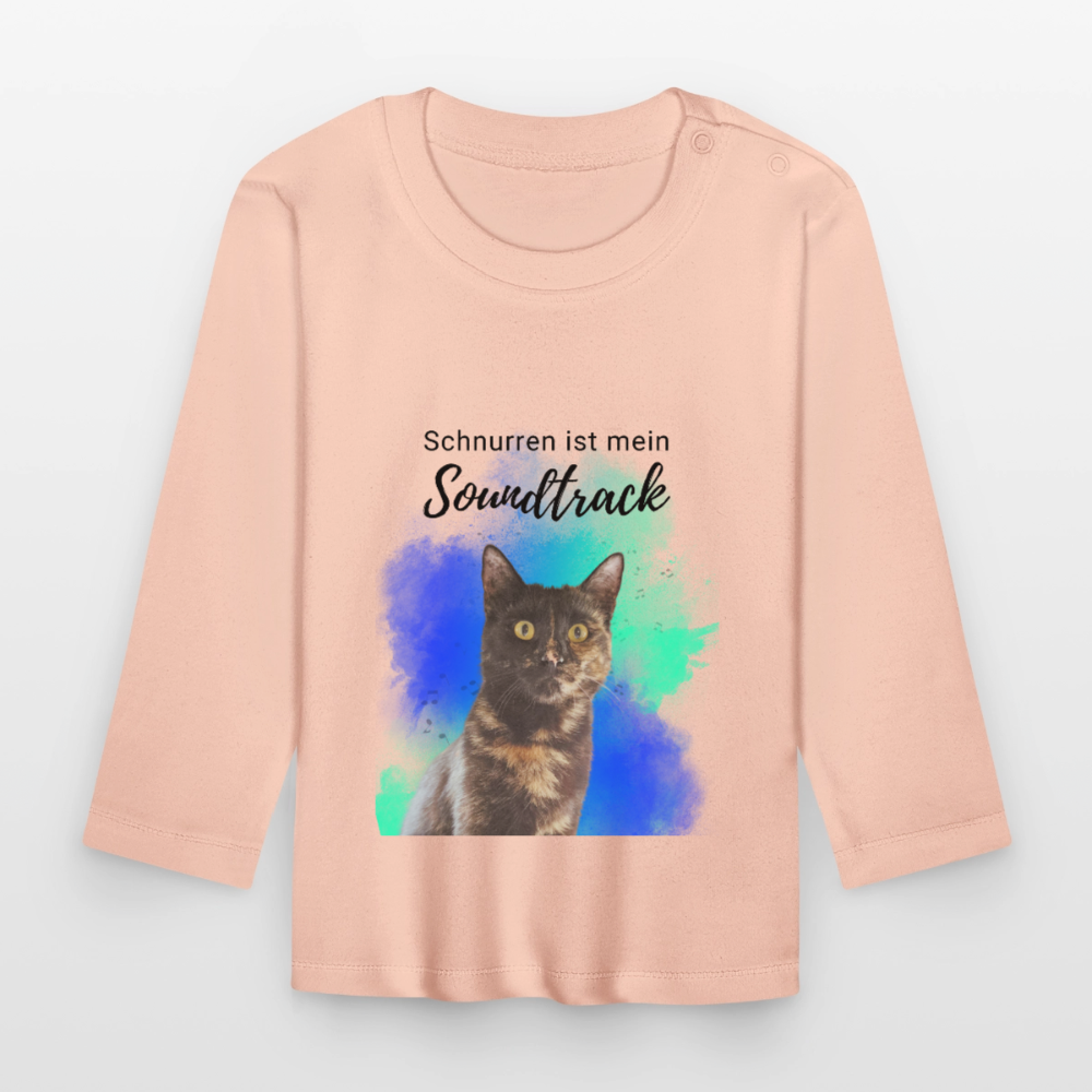 Nala´s Langarmshirt Schnurren ist mein Soundtrack - Kristallrosa