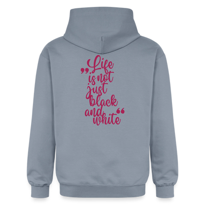LiNBW. Crew Hoodie Pink Edition Life is not just black and white - Blau