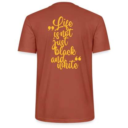 LiNBW. Unisex T-Shirt Premium Crew Yellow Edition Life is not just black and white - LiNBW.
