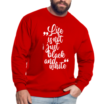 Life is not just black and white Classic Pullover White Edition - LiNBW.