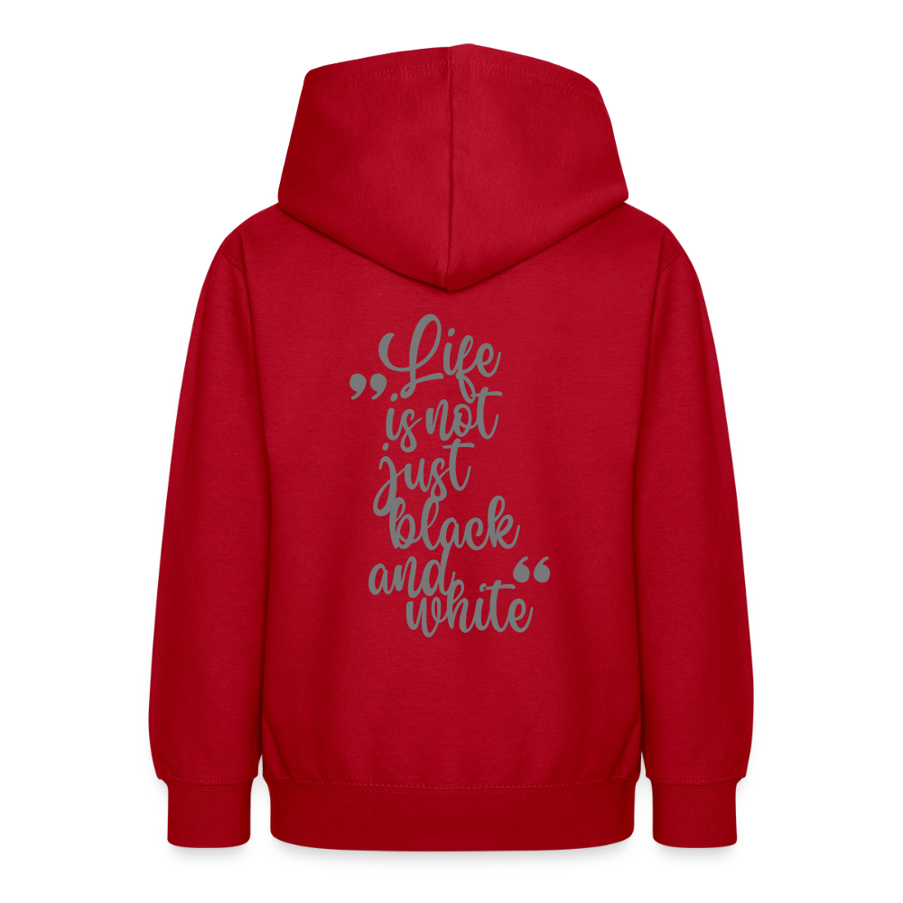 LiNBW. Crew Hoodie Life is not just black and white Edition Grey - LiNBW.