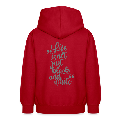 LiNBW. Crew Hoodie Life is not just black and white Edition Grey - LiNBW.