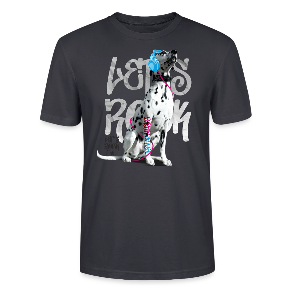 Boa's Unisex T-Shirt Premium Let's Rock - Dunkles Graublau