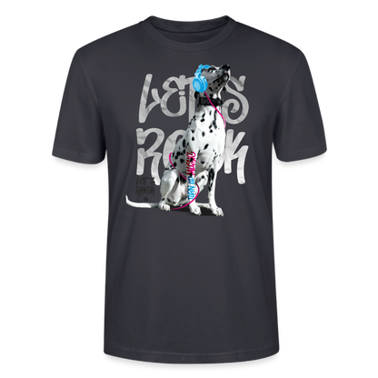 Boa's Unisex T-Shirt Premium Let's Rock - Dunkles Graublau