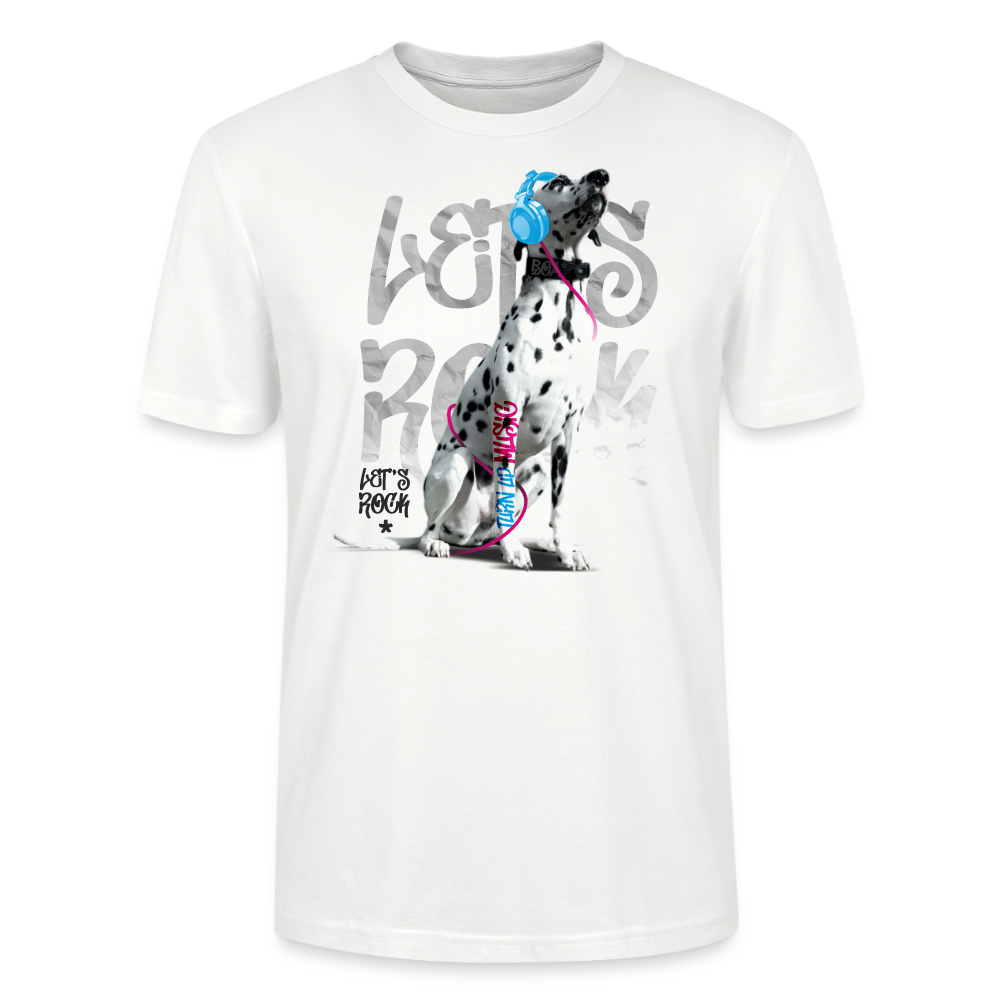 Boa's Unisex T-Shirt Premium Let's Rock - Weiß