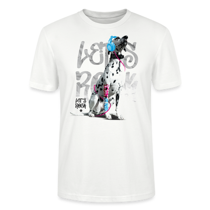 Boa's Unisex T-Shirt Premium Let's Rock - Weiß