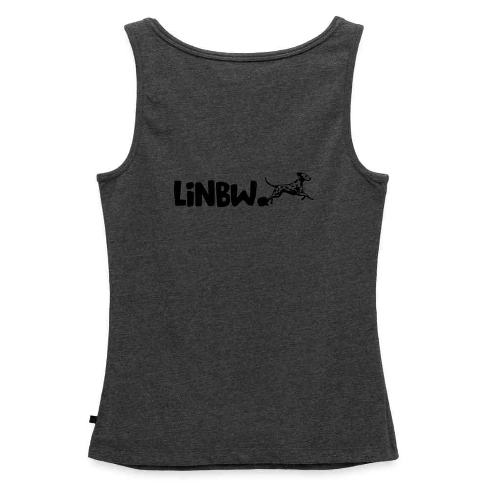 Life is not just black and white Tank Top Premium LiNBW. Black Edition - Anthrazit meliert