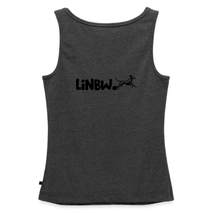 Life is not just black and white Tank Top Premium LiNBW. Black Edition - Anthrazit meliert