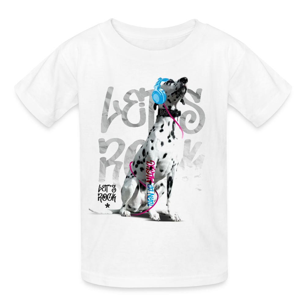 Boa's T-Shirt Let's Rock - Weiß