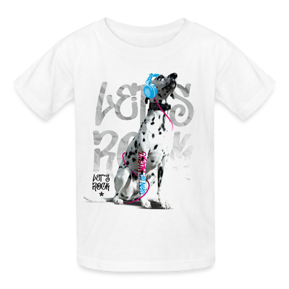 Boa's T-Shirt Let's Rock - Weiß