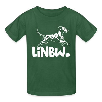 LiNBW. T-Shirt White Edition - Flaschengrün