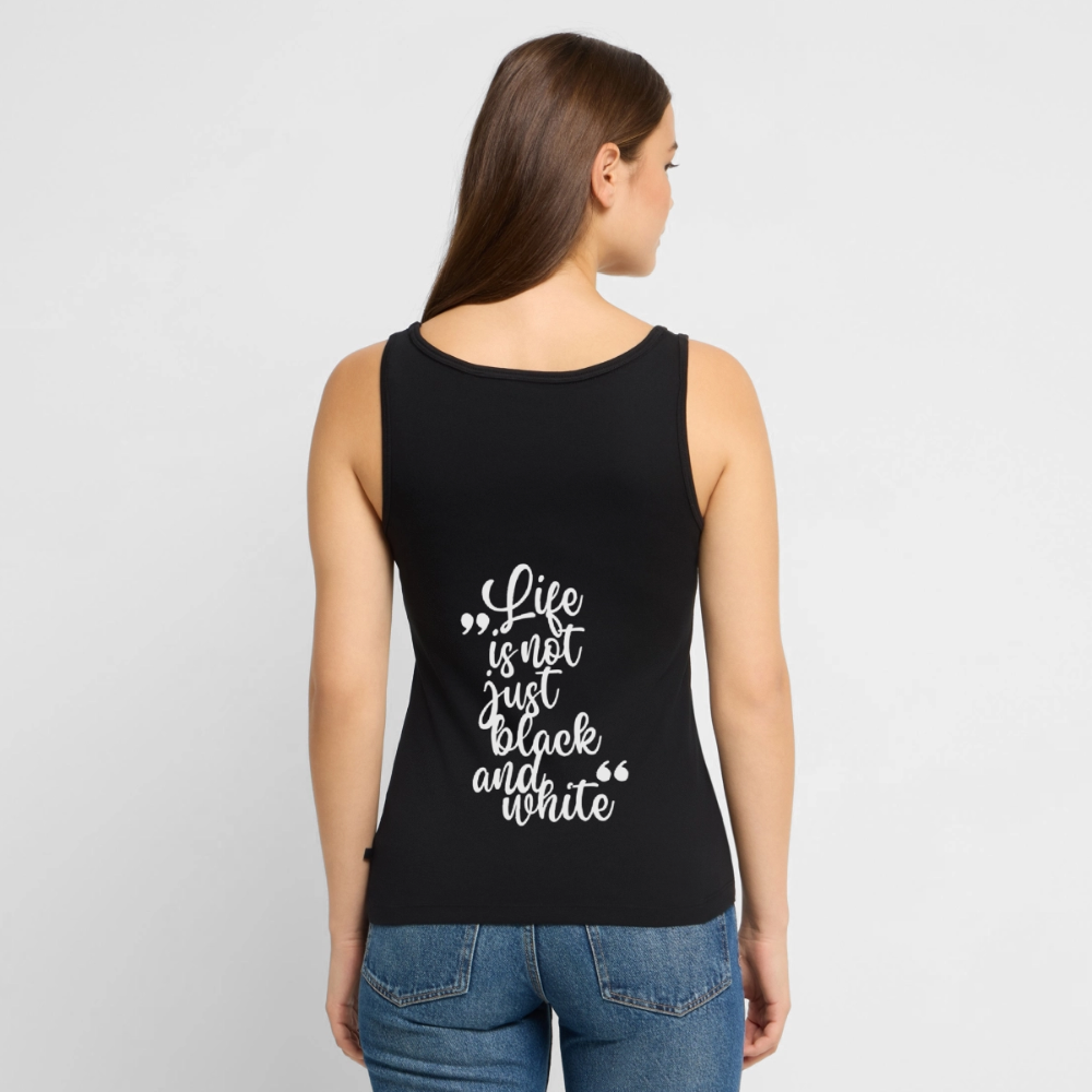LiNBW. Tank Top Premium White Edition Life is not just black and white - Schwarz