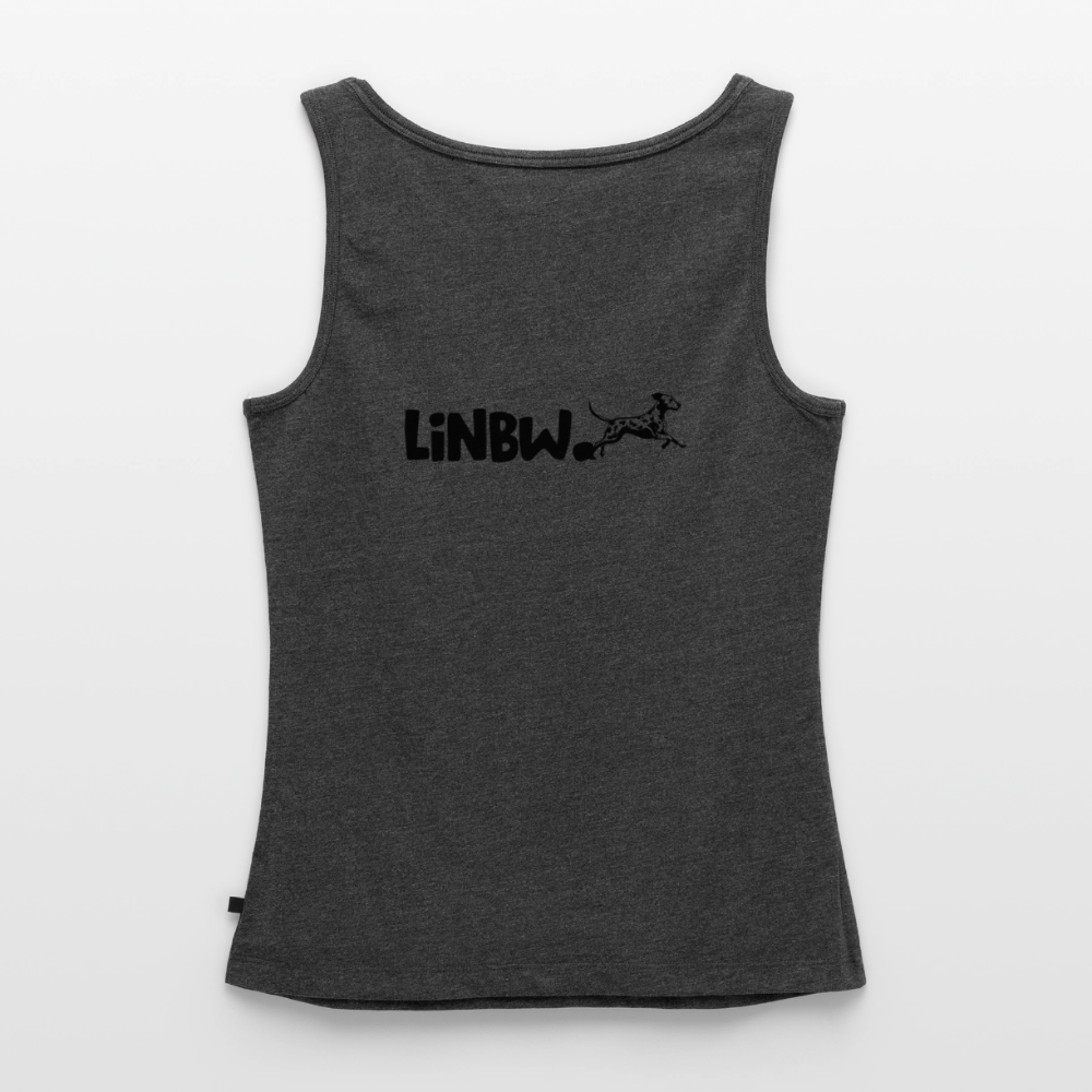 Life is not just black and white Tank Top Premium LiNBW. Black Edition - Anthrazit meliert