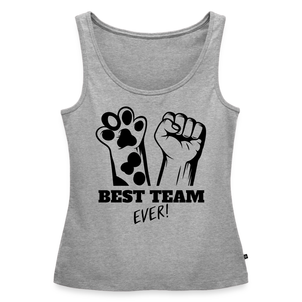 Best Team Ever Tank Top Premium - Grau meliert