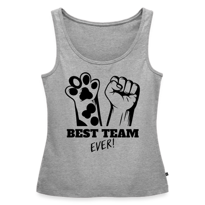 Best Team Ever Tank Top Premium - Grau meliert