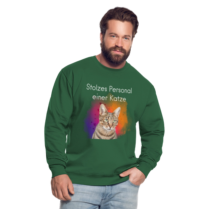 Pedro's Classic Pullover Stolzes Personal einer Katze White Edition - LiNBW.