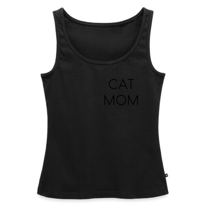 Pedro´s Tank Top Premium Stolzes Personal einer Katze CAT MOM Black Edition - Schwarz