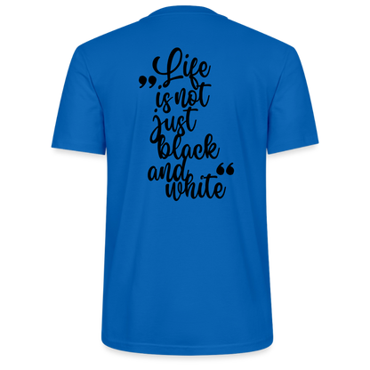 LiNBW. Unisex T-Shirt Premium Crew Black Edition Life is not just black and white - LiNBW.