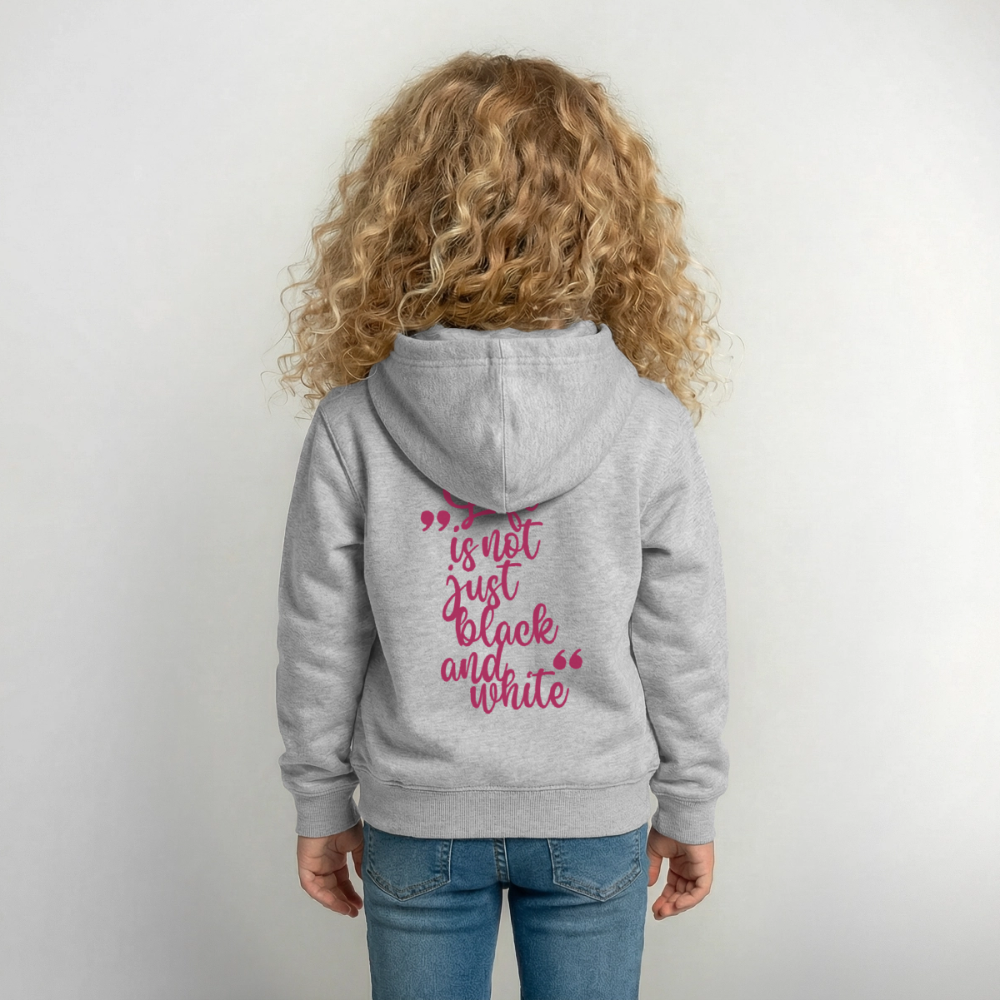 LiNBW. Crew Hoodie Life is not just black and white Edition Pink - LiNBW.