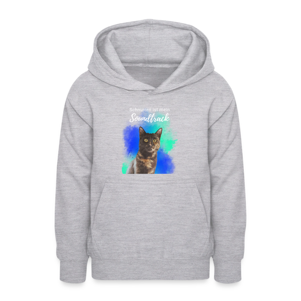 Teenager Hoodie - Hellgrau meliert