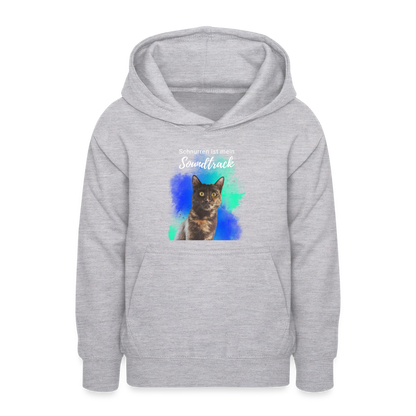 Teenager Hoodie - Hellgrau meliert
