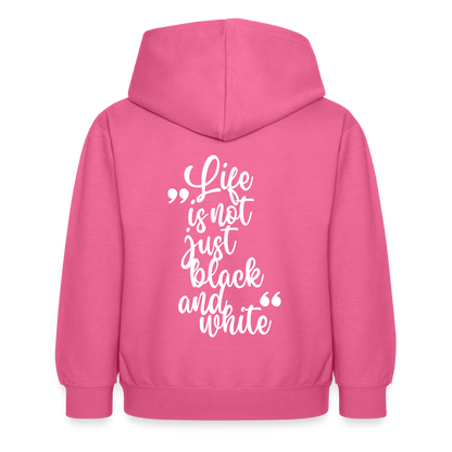 LiNBW. Crew Hoodie Life is not just black and white Edition White - LiNBW.