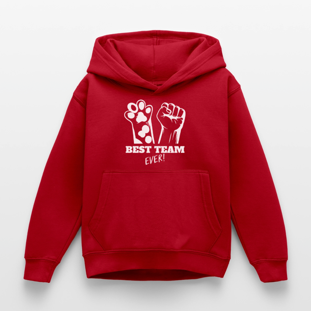 Best Team Ever  Hoodie White Edition - Rot