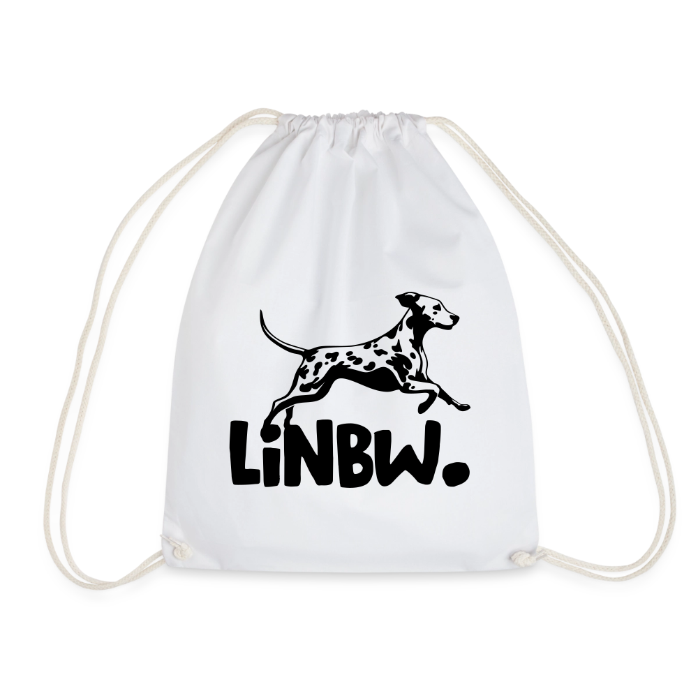 LiNBW. Turnbeutel Black Edition - Weiß