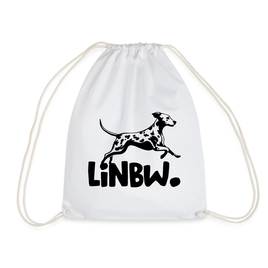 LiNBW. Turnbeutel Black Edition - Weiß