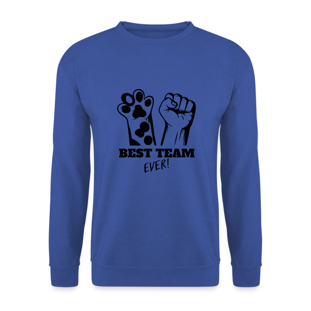 Best Team Ever Classic Pullover Black Edition - Royalblau