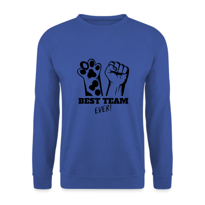 Best Team Ever Classic Pullover Black Edition - Royalblau