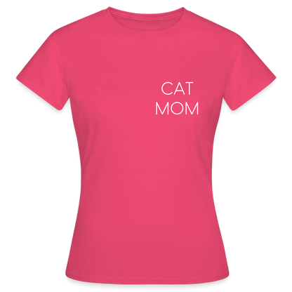 Pedro's T-Shirt CAT MOM Stolzes Personal einer Katze White Edition - Azalea