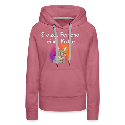 Pedro's Hoodie Stolzes Personal einer Katze White Edition - Malve