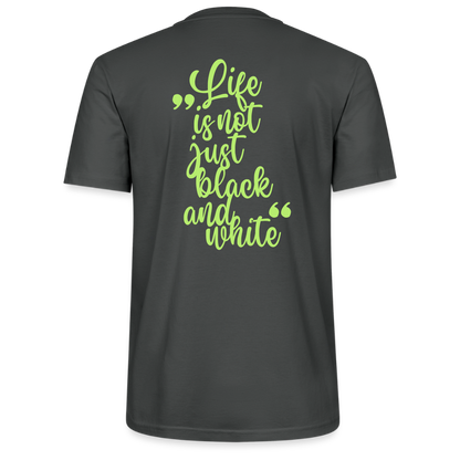 LiNBW. Unisex T-Shirt Premium Crew Green Edition Life is not just black and white - LiNBW.