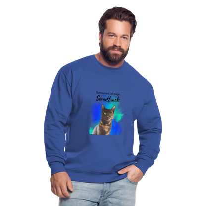 Nala's Classic Pullover Schnurren ist mein Soundtrack Black Edition - Royalblau