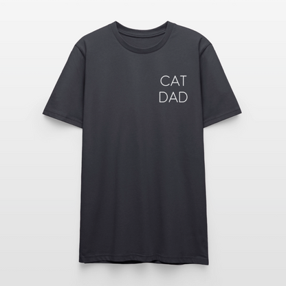 Pedro's Unisex T-Shirt Premium CAT DAD White Edition Stolzes Personal einer Katze - LiNBW.