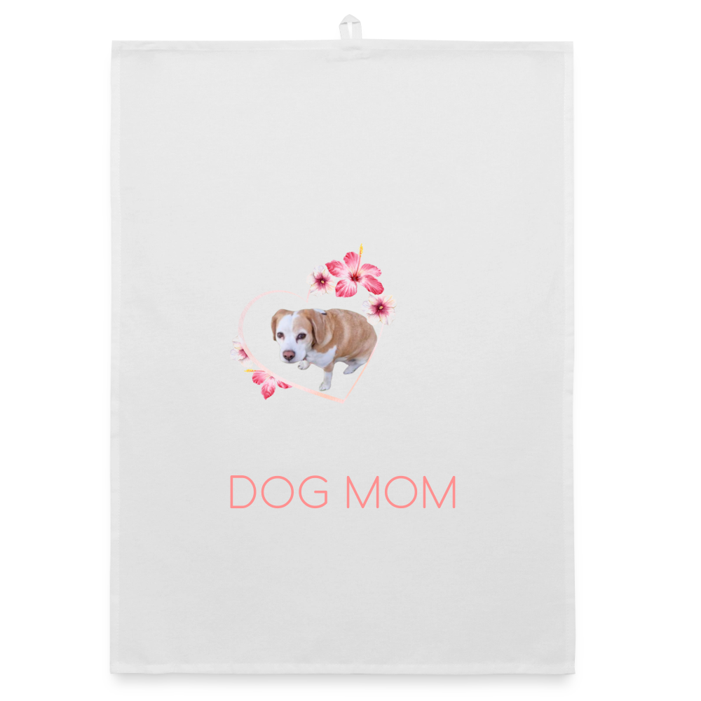Luna´s Geschirrtuch DOG MOM - Weiß