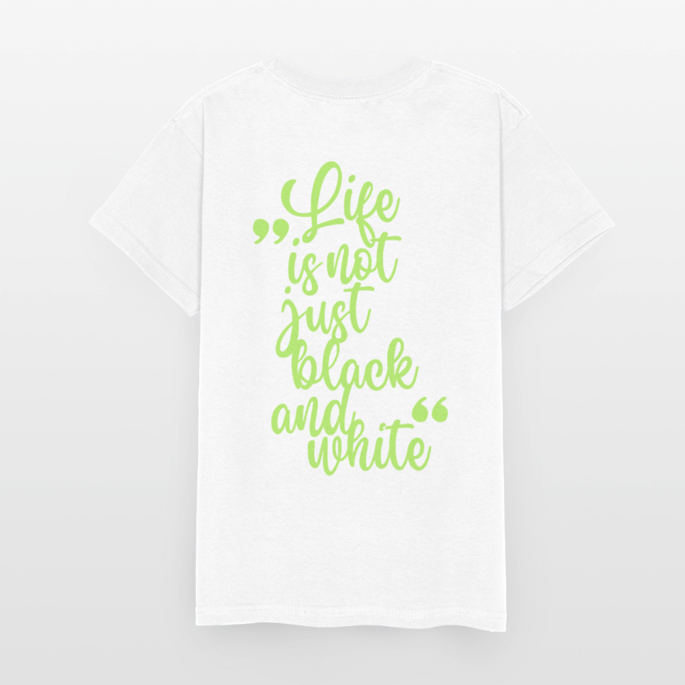 LiNBW. Crew T-Shirt Green Edition Life is not just black and white - LiNBW.