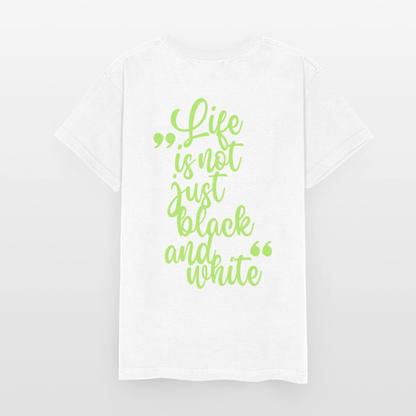 LiNBW. Crew T-Shirt Green Edition Life is not just black and white - LiNBW.