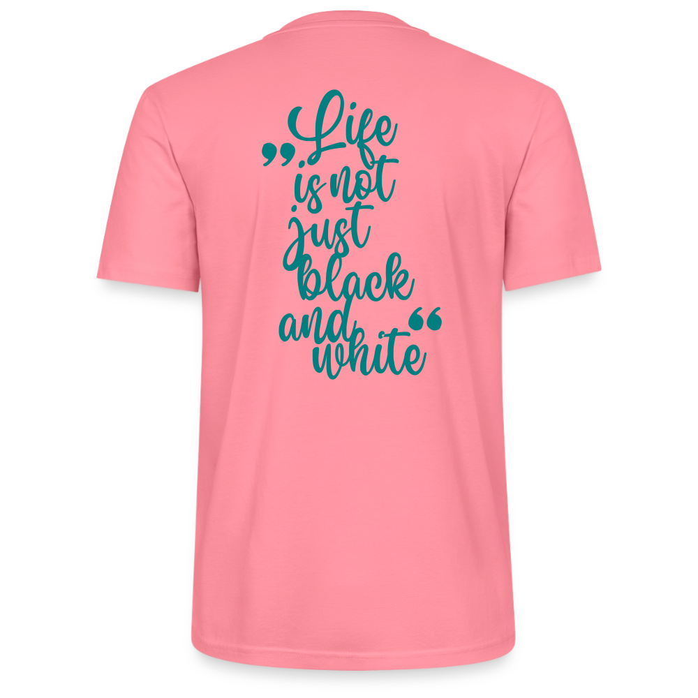 LiNBW. Unisex T-Shirt Premium Crew Blue Edition Life is not just black and white - LiNBW.