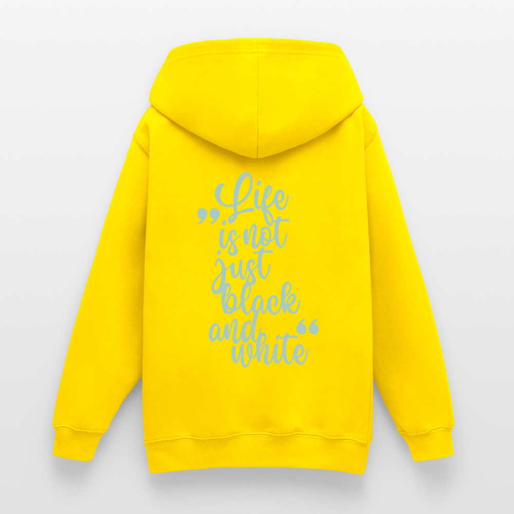 LiNBW. Crew Hoodie Life is not just black and white Edition Blue - LiNBW.