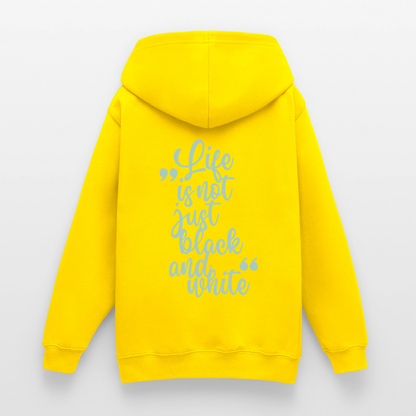 LiNBW. Crew Hoodie Life is not just black and white Edition Blue - LiNBW.