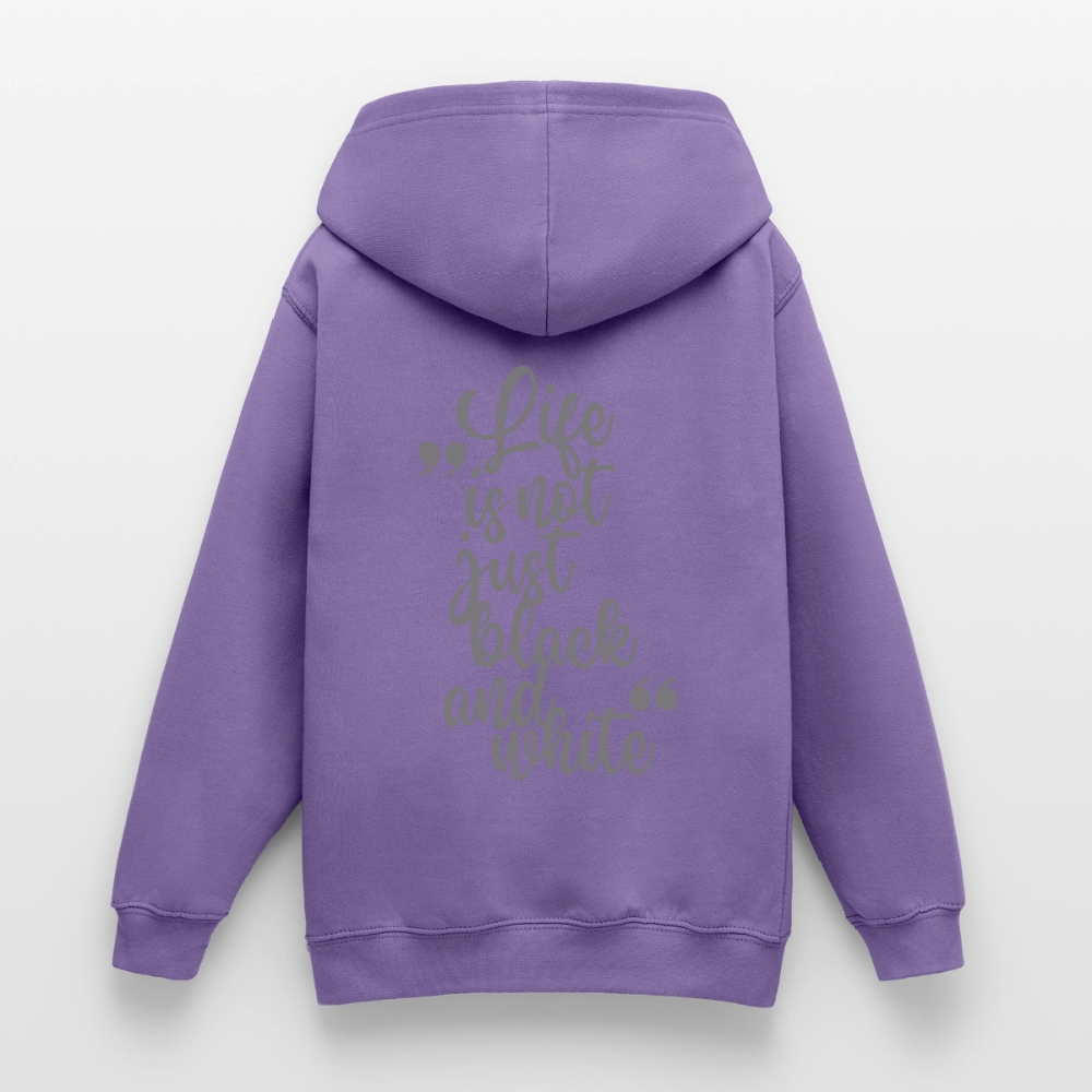 LiNBW. Crew Hoodie Life is not just black and white Edition Grey - LiNBW.