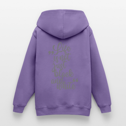 LiNBW. Crew Hoodie Life is not just black and white Edition Grey - LiNBW.